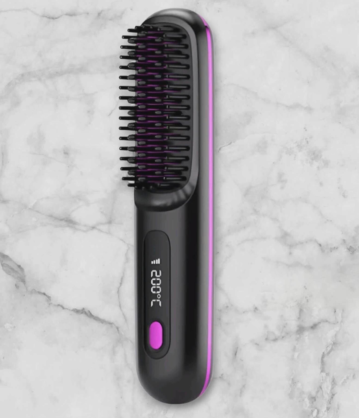 OnlyBeauty™ Travel Brush Straightener