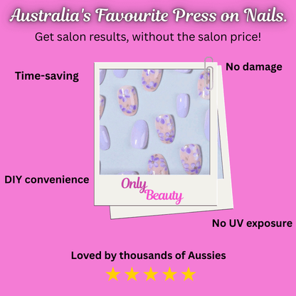 24pcs Purple Flowers