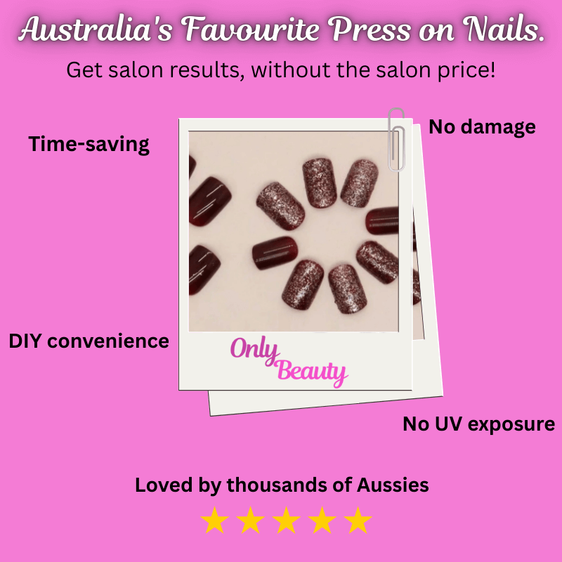 24pcs Maroon with Glitter