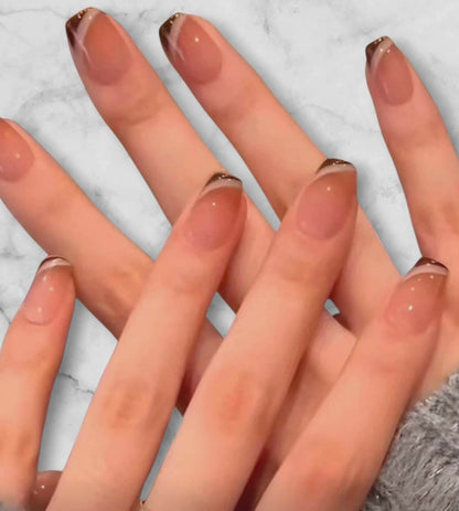 Maroon and White Stripe 24pcs