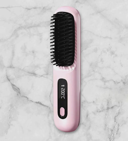 OnlyBeauty™ Travel Brush Straightener